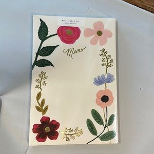 NEW unopened rifle paper co notepad